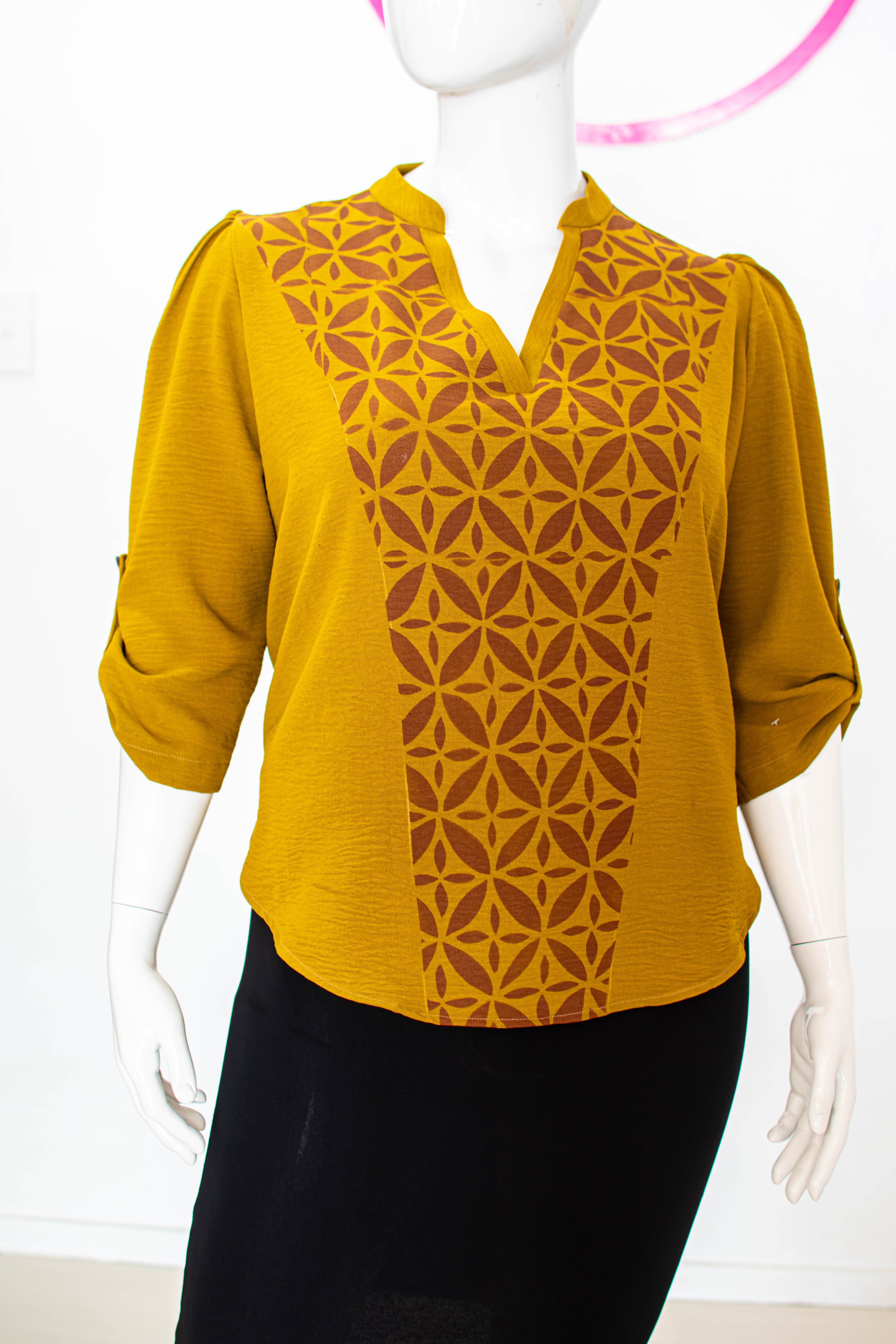 Tautua V-Neck Blouse