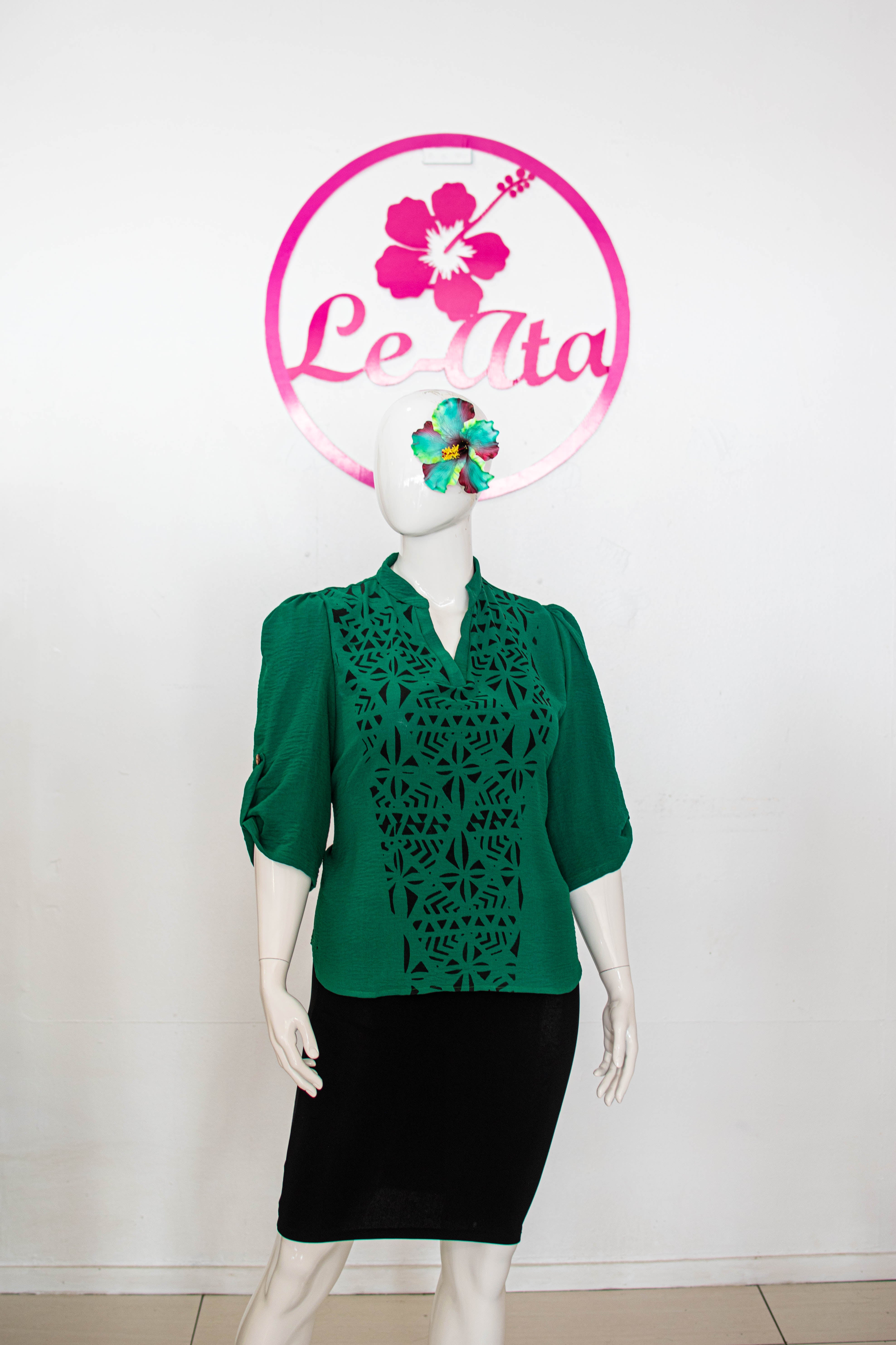 Tautua V-Neck Blouse