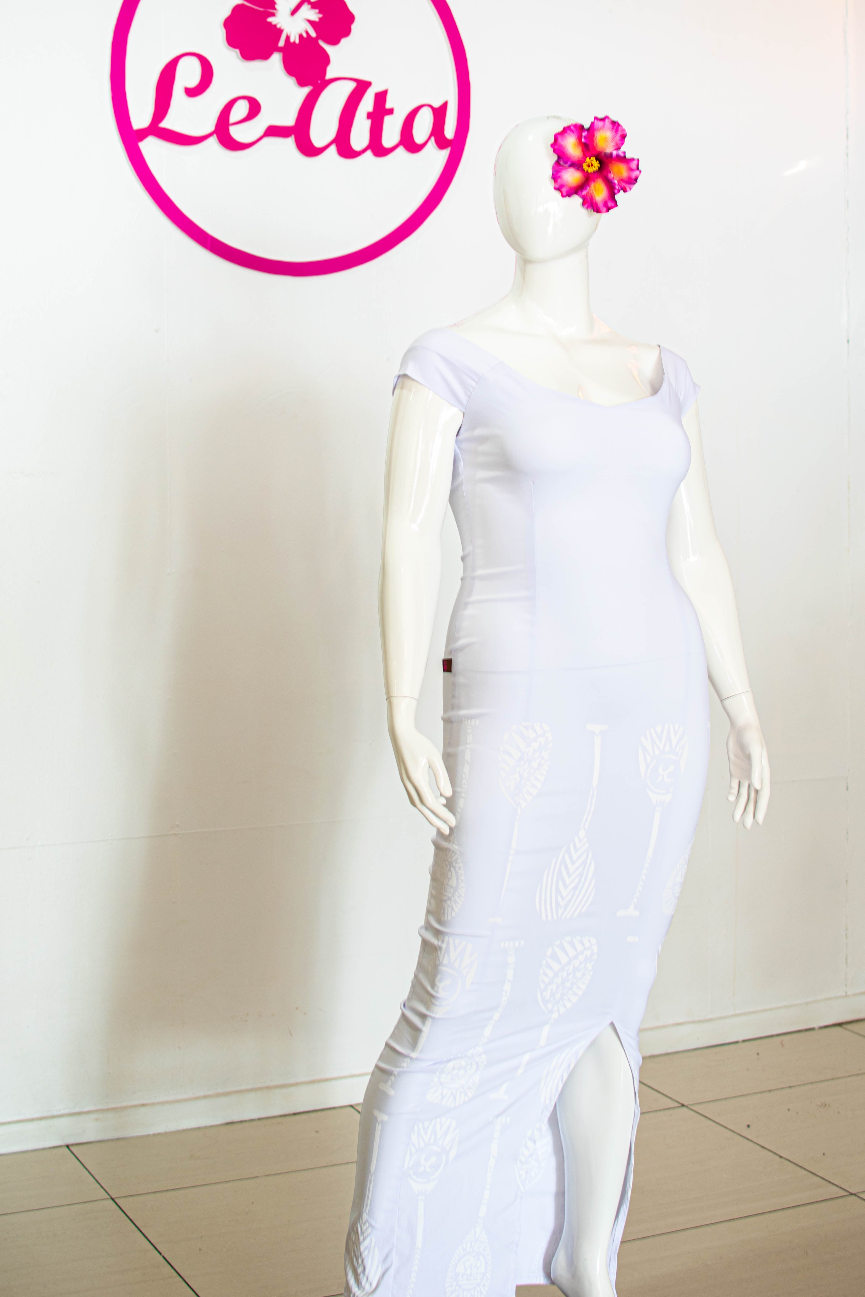 Classic Off-The-Shoulder Fitted Dress