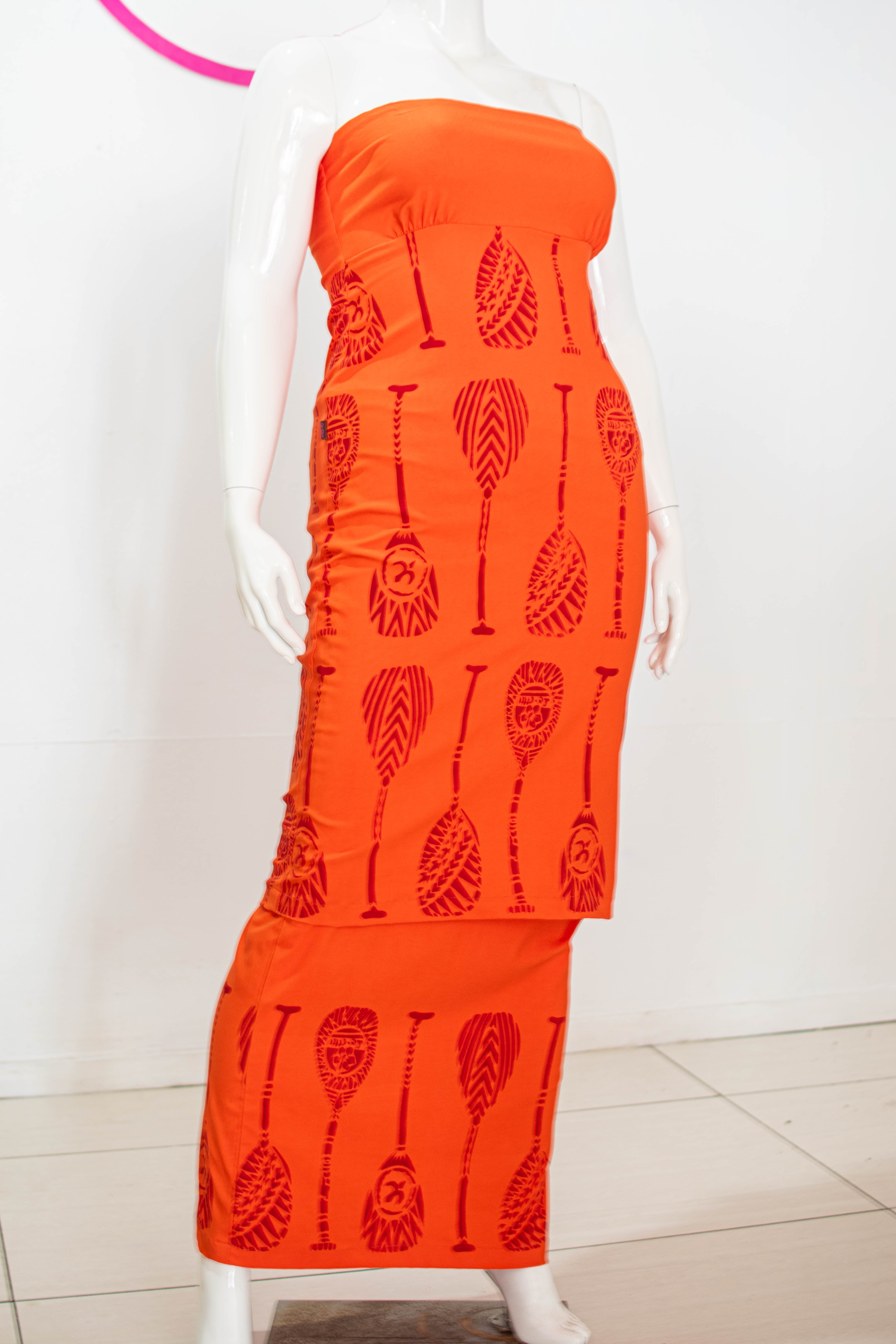 Classic Strapless Fitted Puletasi