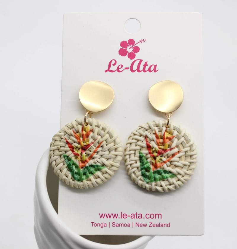 Rattan Vaepa'a Earrings