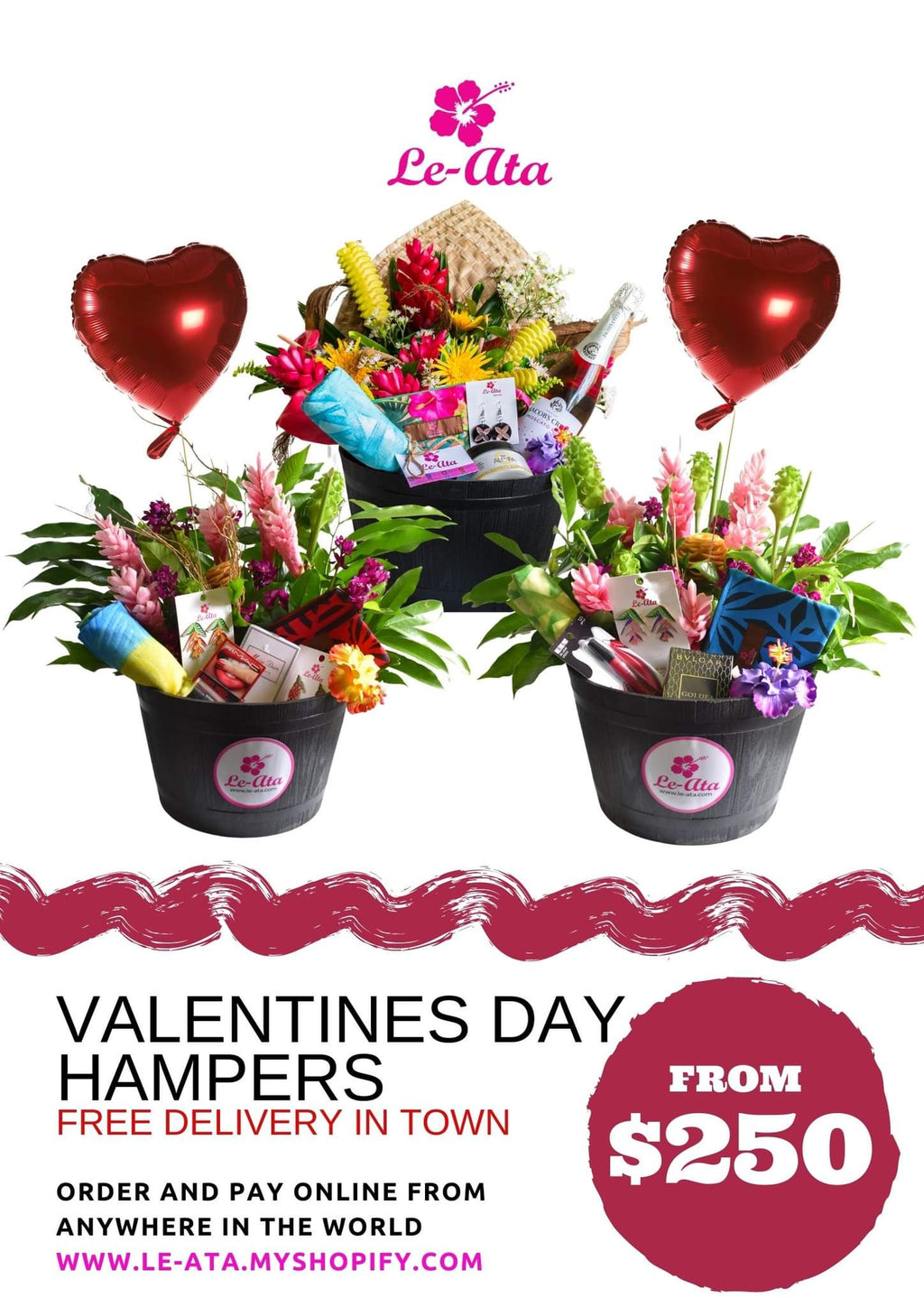 Valentine's Hampers ( Samoa only)