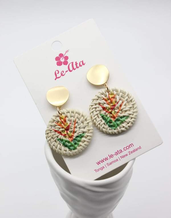 Rattan Vaepa'a Earrings